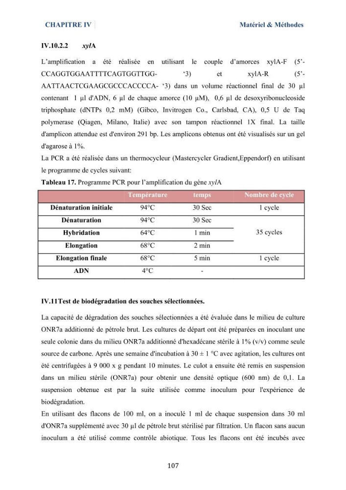 Isolement et caractérisation des bactéries marines dégradant les différentes fractions du pétrole : cas d’étude : port de Sidi Fredj