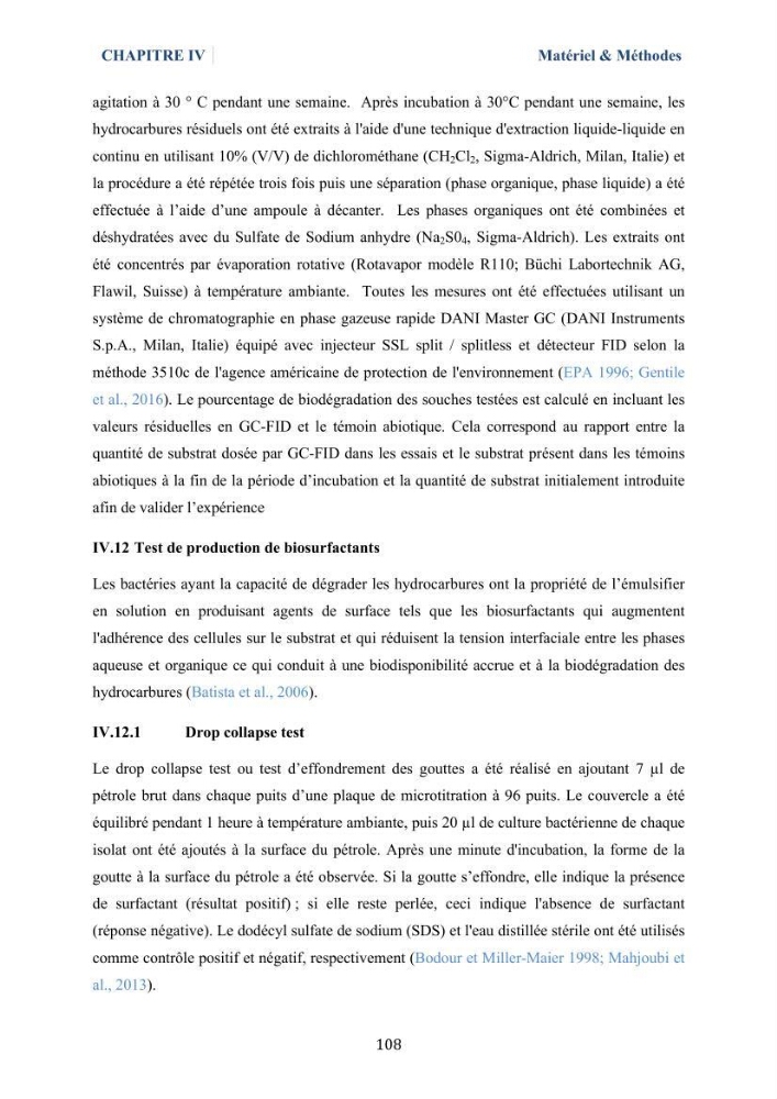 Isolement et caractérisation des bactéries marines dégradant les différentes fractions du pétrole : cas d’étude : port de Sidi Fredj