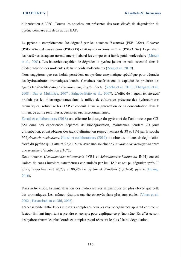 Isolement et caractérisation des bactéries marines dégradant les différentes fractions du pétrole : cas d’étude : port de Sidi Fredj