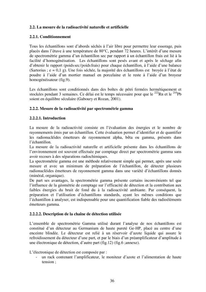 Etude de la pollution et de la géochimie par les métaux traces et les radioéléments dans les sédiments de la baie d\'Alger