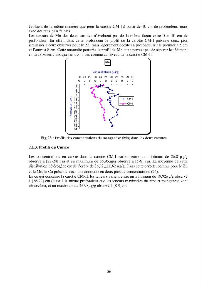 Etude de la pollution et de la géochimie par les métaux traces et les radioéléments dans les sédiments de la baie d\'Alger