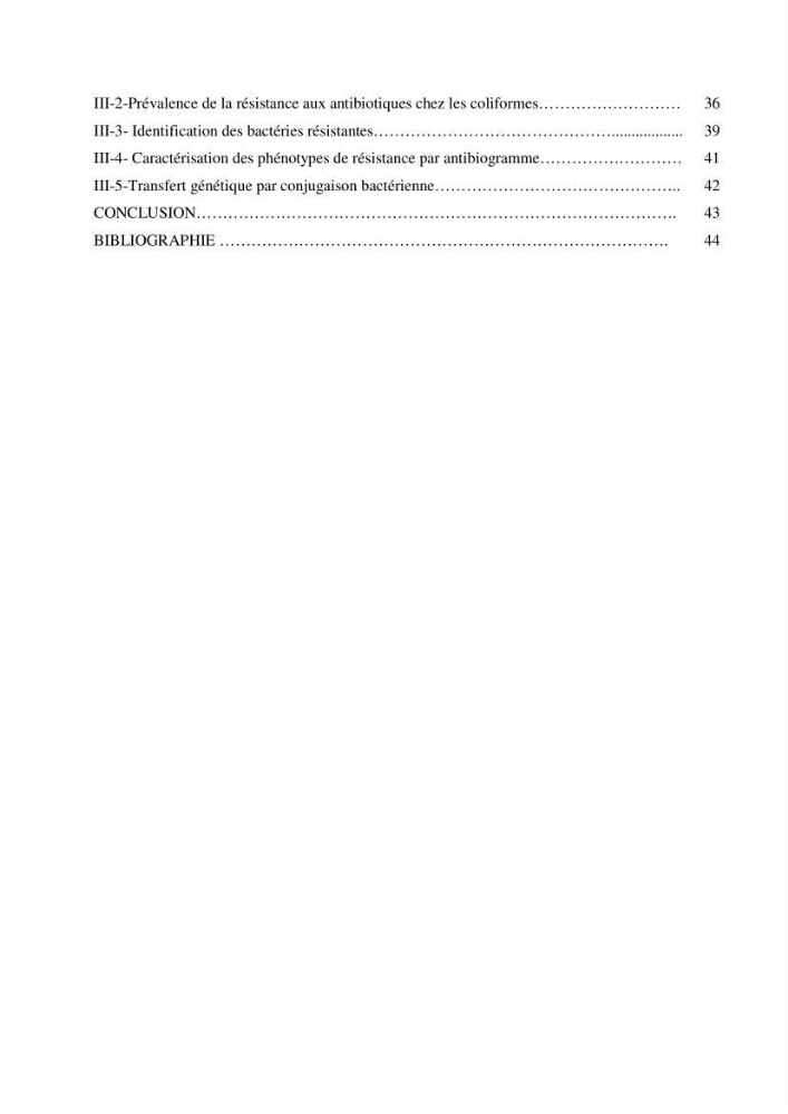 L\'évaluation de la résistance aux antibiotiques chez les bactéries à Gram négatif isolées au niveau de la ferme piscicole marine ONDPA Cap Djinet wilaya de Boumerdes