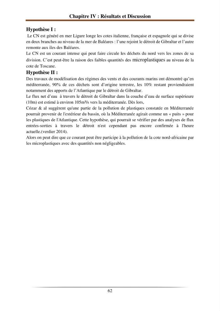 L’effet de l’hydrodynamisme sur la quantification des Microplastiques en mer