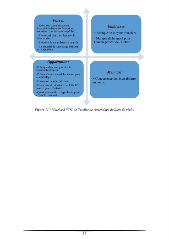 Contribution à l\'application d\'un outil managérial pour la création d\'une entreprise de pêche projet de création d\'un atelier de ramendage