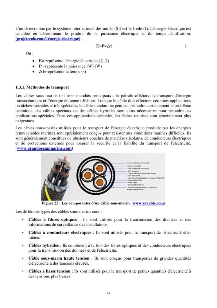 Exploitation des énergies renouvelables marines au niveau du littoral centre algérien