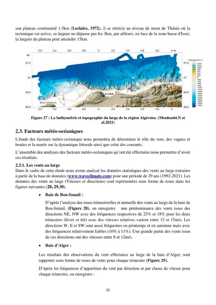 Exploitation des énergies renouvelables marines au niveau du littoral centre algérien