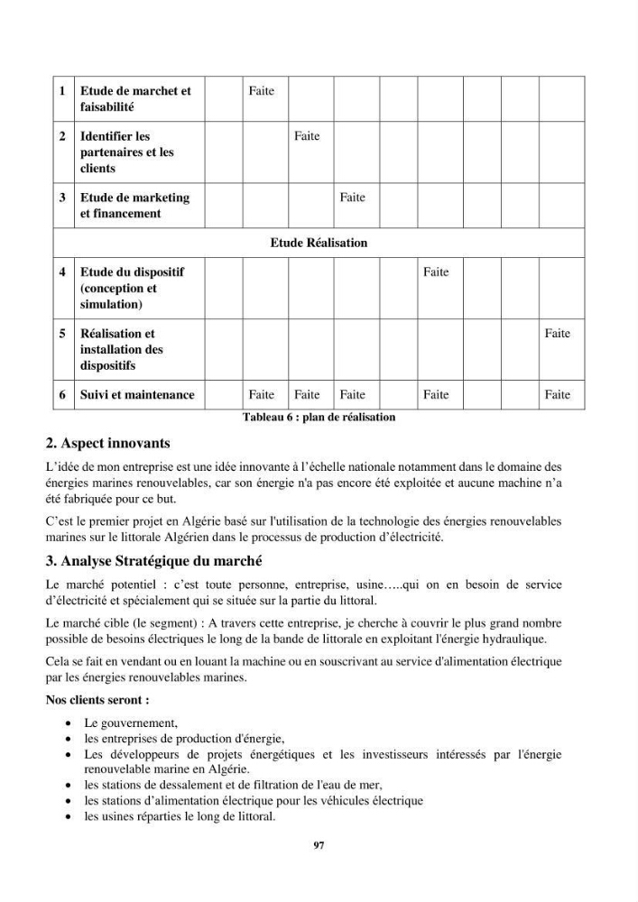 Exploitation des énergies renouvelables marines au niveau du littoral centre algérien