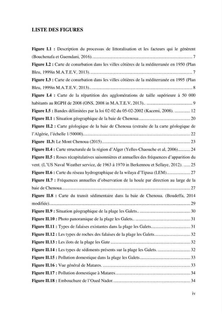 Effet de l\'urbanisation sur l\'évolution des côtes