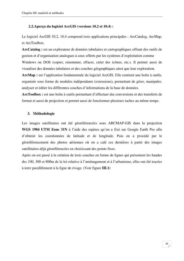 Effet de l\'urbanisation sur l\'évolution des côtes