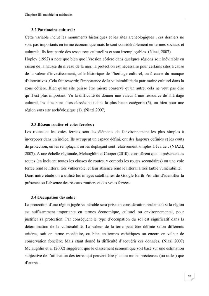 Effet de l\'urbanisation sur l\'évolution des côtes