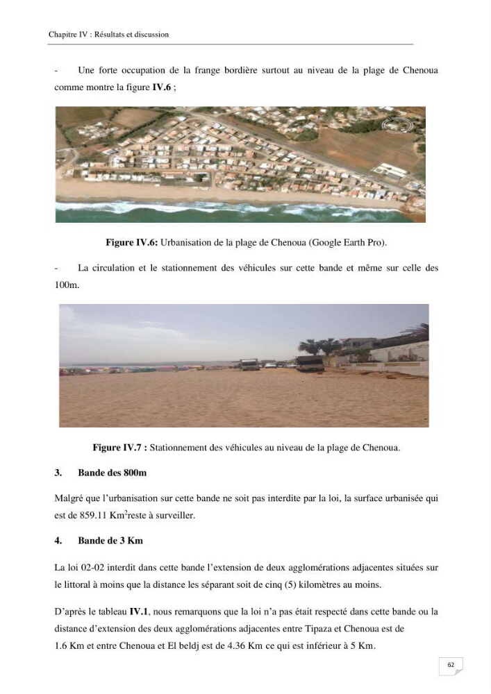 Effet de l\'urbanisation sur l\'évolution des côtes