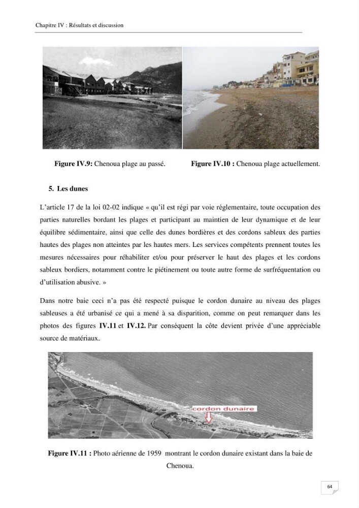 Effet de l\'urbanisation sur l\'évolution des côtes