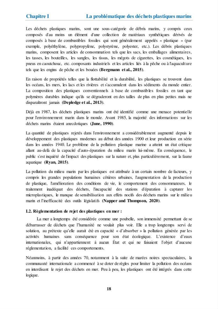 Etude de l\'évaluation quantitative et qualitative des microplastiques sur les côtes algériennes