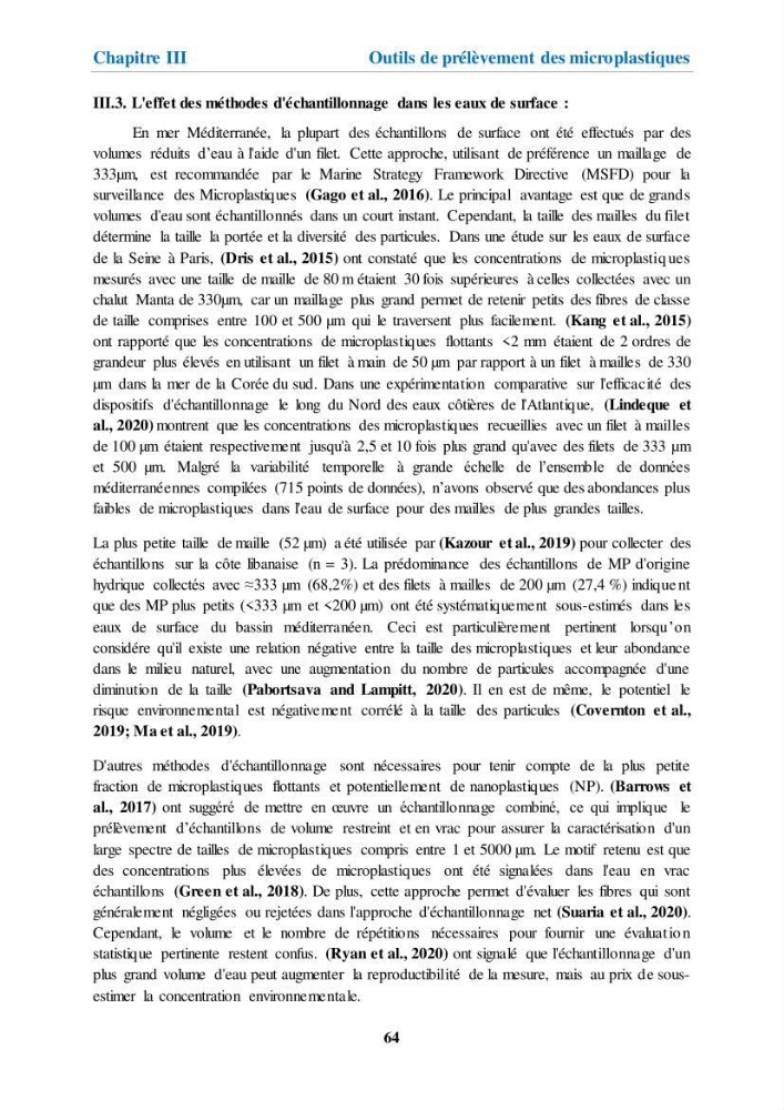 Etude de l\'évaluation quantitative et qualitative des microplastiques sur les côtes algériennes