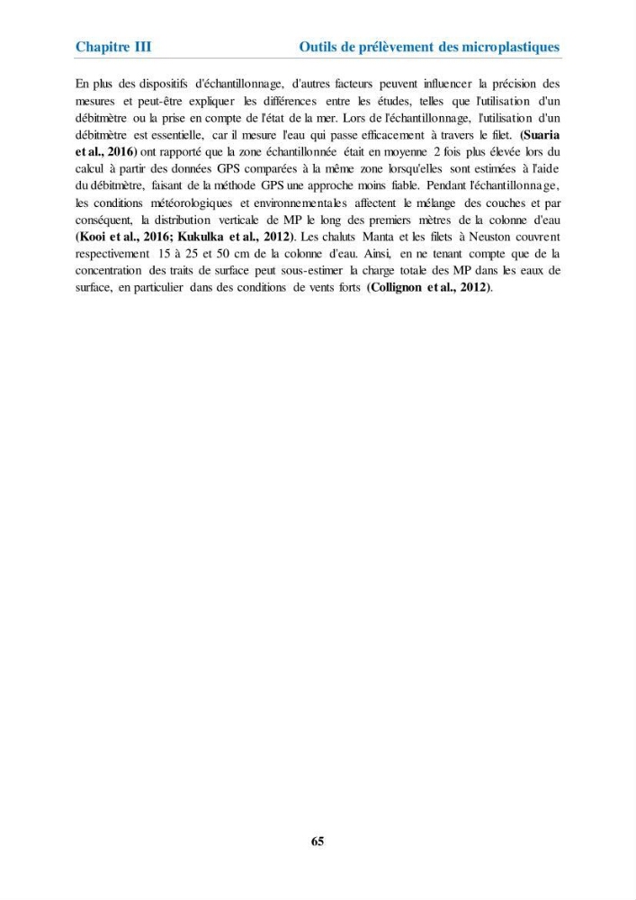 Etude de l\'évaluation quantitative et qualitative des microplastiques sur les côtes algériennes