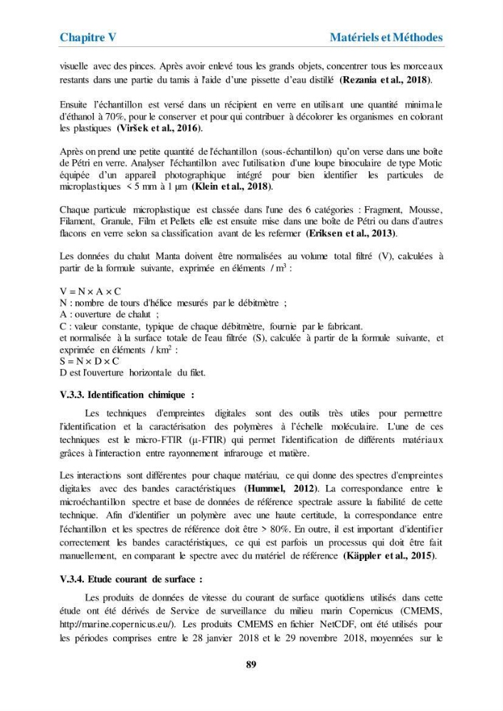 Etude de l\'évaluation quantitative et qualitative des microplastiques sur les côtes algériennes