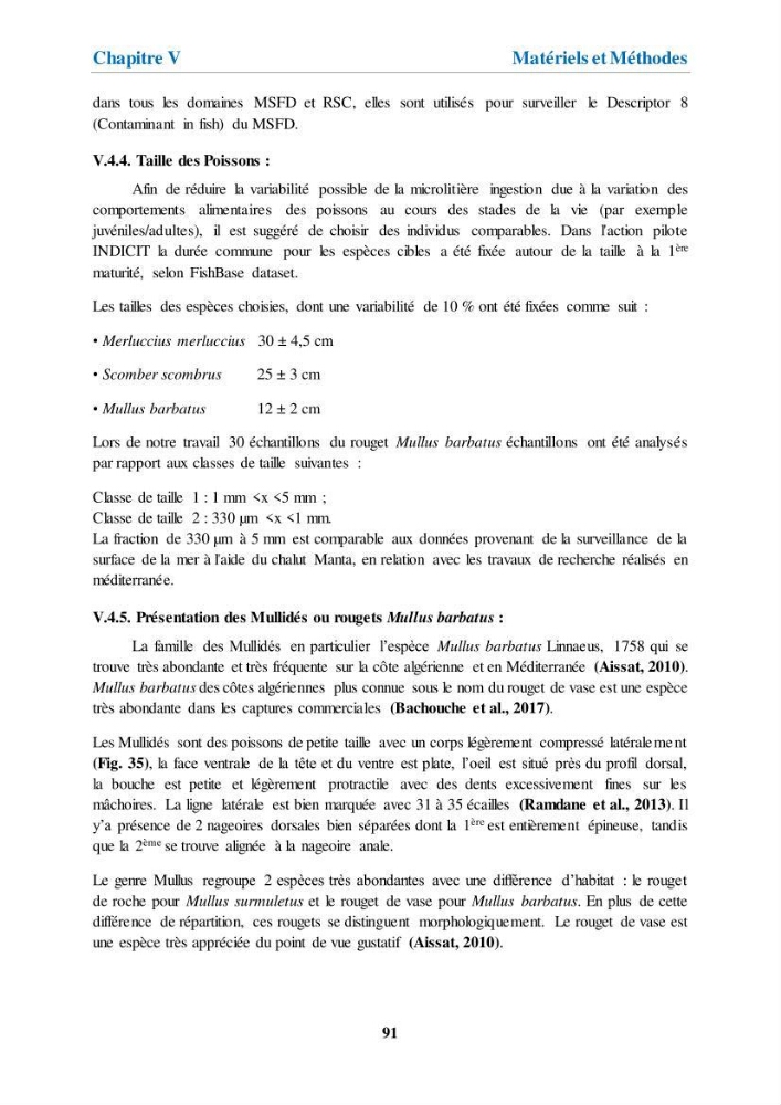 Etude de l\'évaluation quantitative et qualitative des microplastiques sur les côtes algériennes