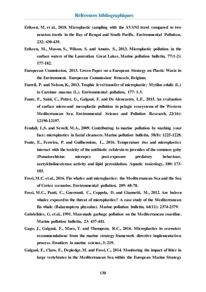 Etude de l\'évaluation quantitative et qualitative des microplastiques sur les côtes algériennes