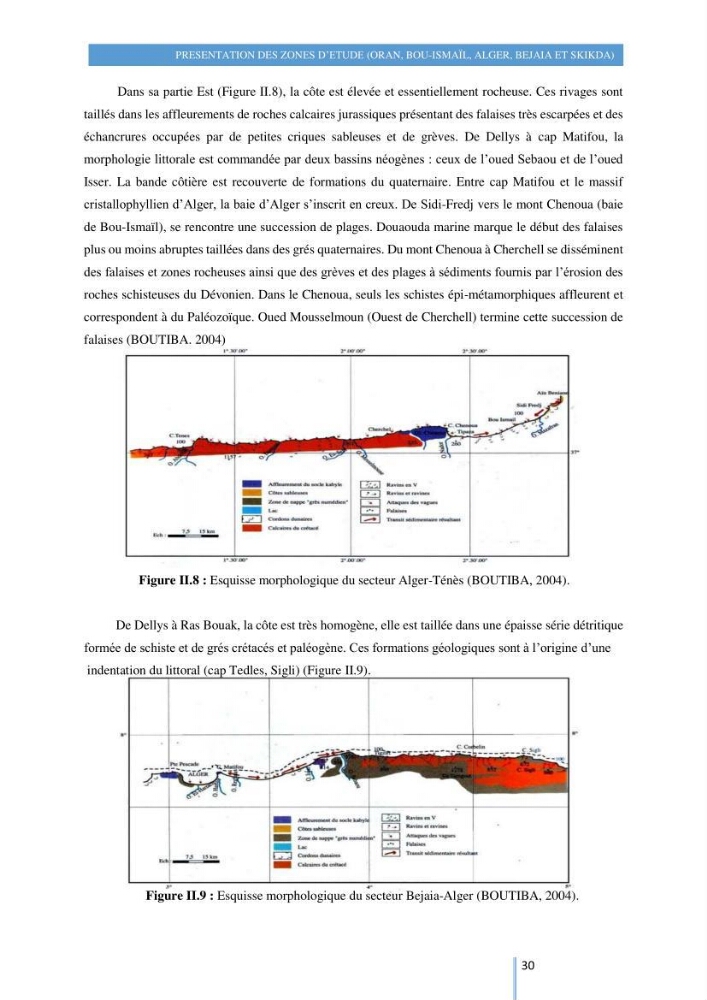 Modelisation numérique de la cinématique du trait de côte et la dynamique sédimentaire des plages sableuses (qOran, Bou-Ismail,Alger, Bejaia et Skikda)