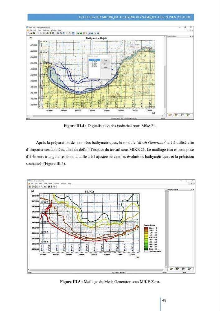 Modelisation numérique de la cinématique du trait de côte et la dynamique sédimentaire des plages sableuses (qOran, Bou-Ismail,Alger, Bejaia et Skikda)