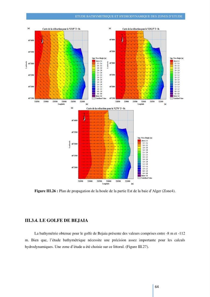 Modelisation numérique de la cinématique du trait de côte et la dynamique sédimentaire des plages sableuses (qOran, Bou-Ismail,Alger, Bejaia et Skikda)
