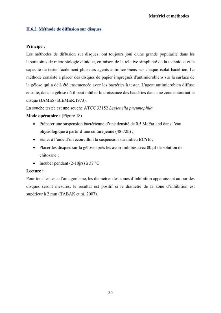 Valorisation Biotechnologique des Coproduits de Crustacés étude du pouvoir antimicrobien du chitosane et traitement d\'une eau contamineé par Legionella Penumophila