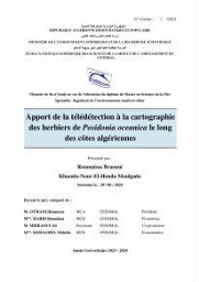 Apport de la télédétection à la cartographie des herbiers de Posidonia oceanica le long des côtes algériennes