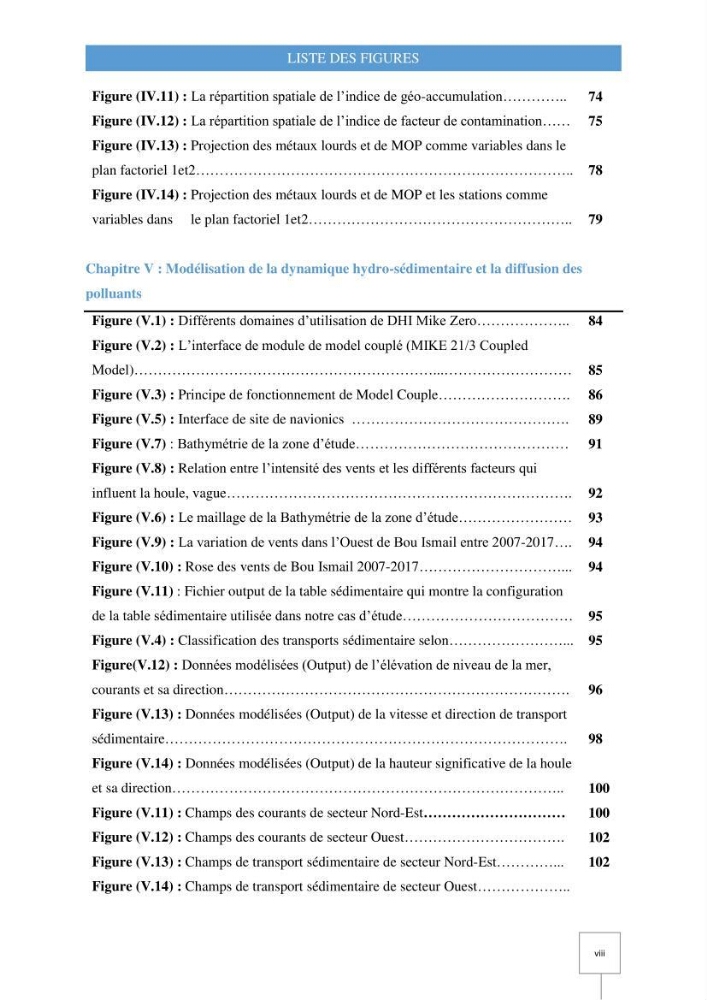 Dynamique spatiale et temporelle des polluants métalliques dans les sédiments marins : Impact de la contamination métallique