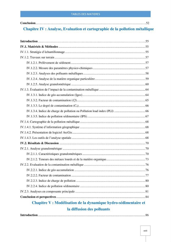 Dynamique spatiale et temporelle des polluants métalliques dans les sédiments marins : Impact de la contamination métallique