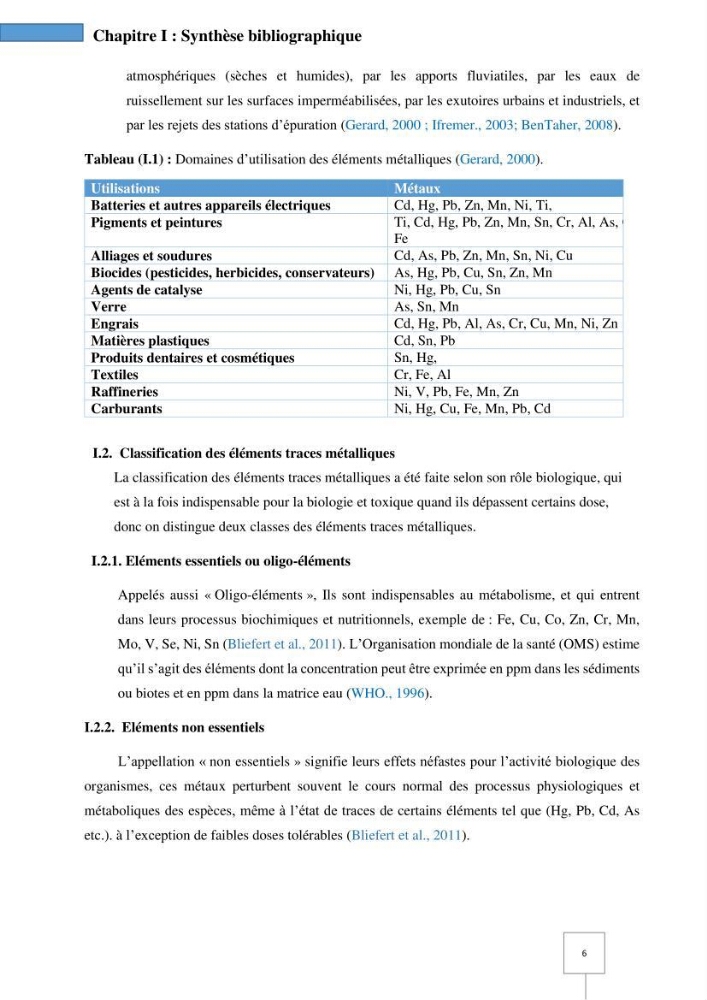 Dynamique spatiale et temporelle des polluants métalliques dans les sédiments marins : Impact de la contamination métallique