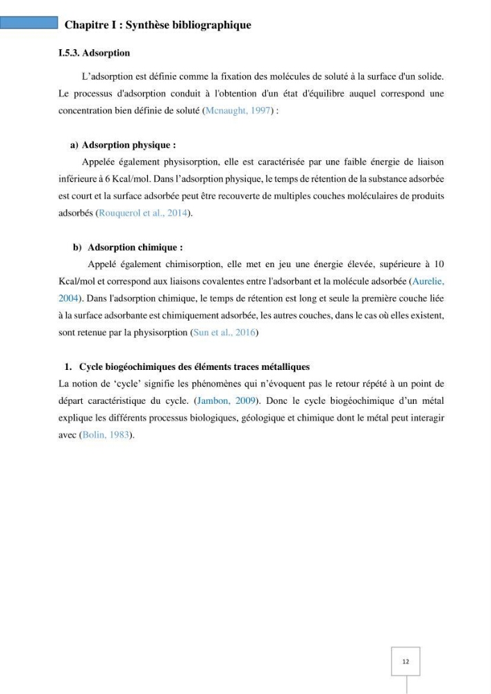 Dynamique spatiale et temporelle des polluants métalliques dans les sédiments marins : Impact de la contamination métallique