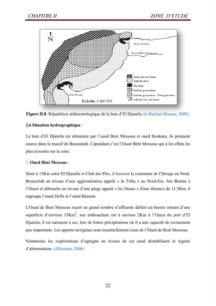 Evaluation des paramètres du littoral de la baie de Bou-Ismail