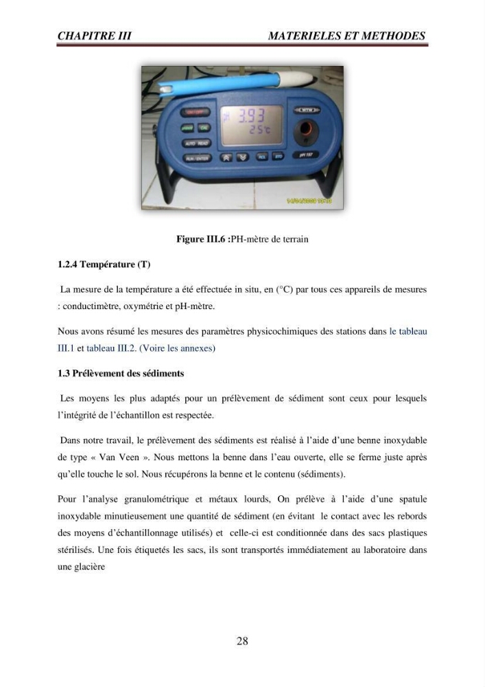 Evaluation des paramètres du littoral de la baie de Bou-Ismail