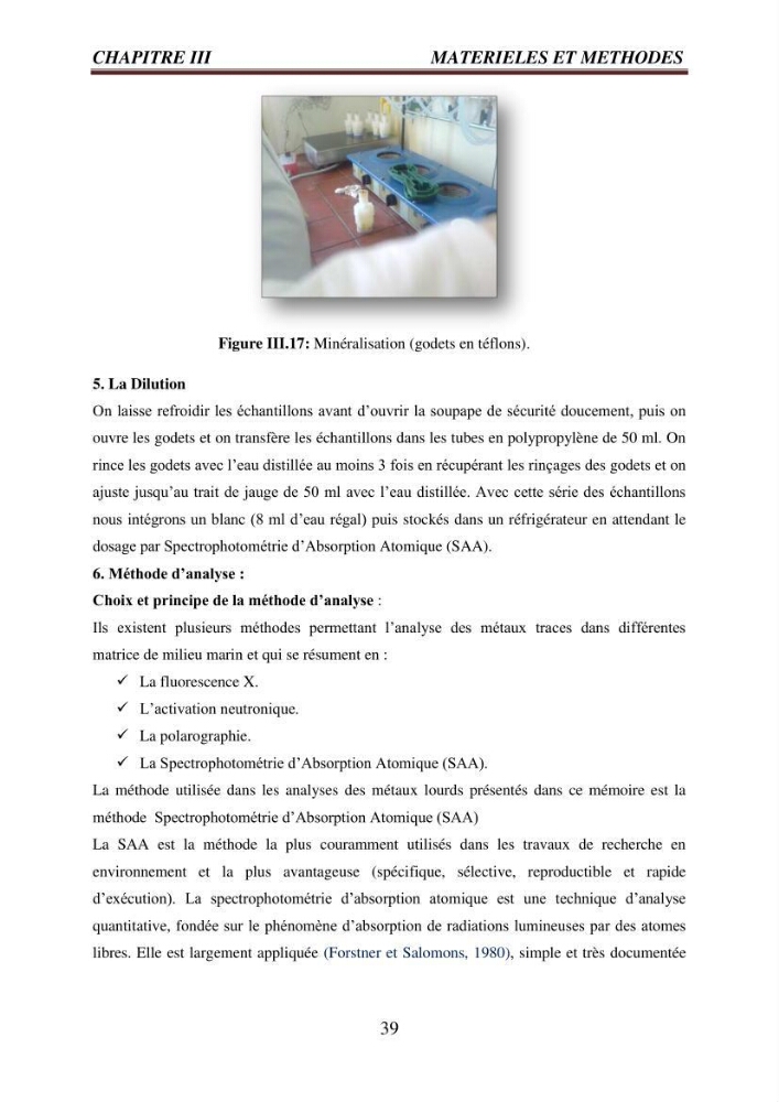 Evaluation des paramètres du littoral de la baie de Bou-Ismail