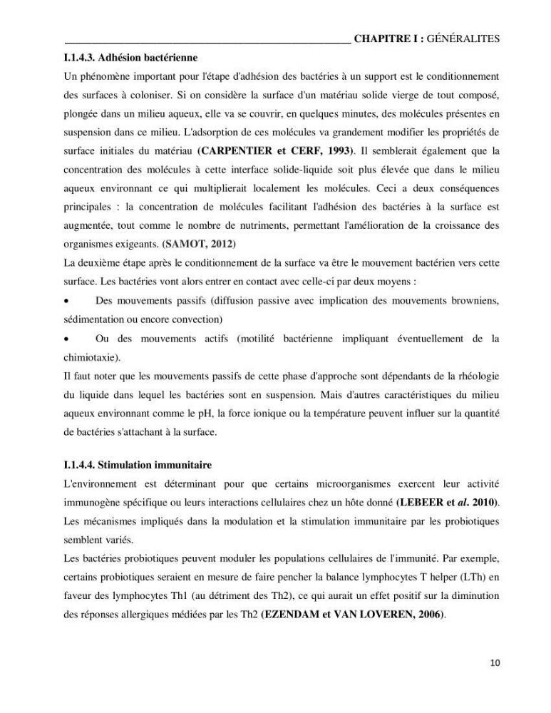 Etude du potentiel probiotique de bactéries isolées à partir d’animaux aquatiques