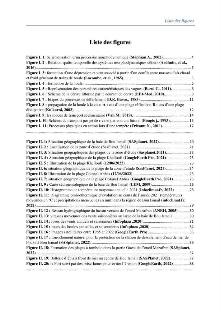 Impact des évenement extrêmes sur le transport sédimentaire longitudinal: Cas d’étude la région Algéroise