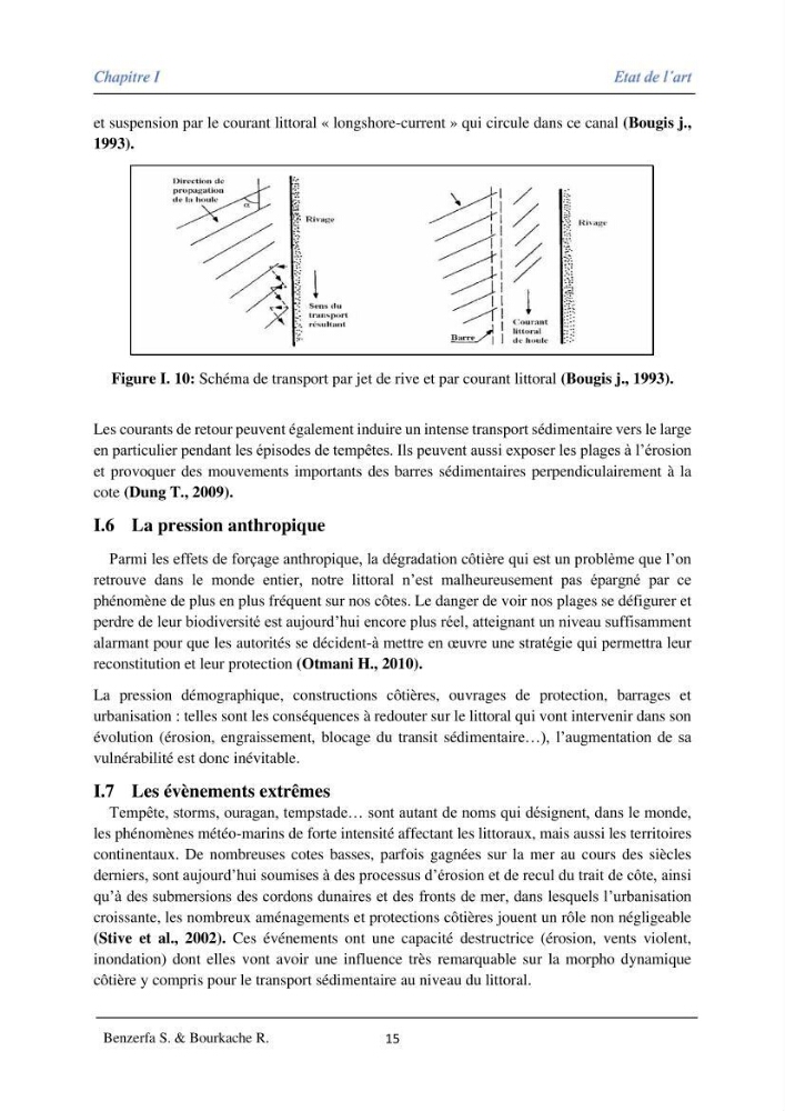 Impact des évenement extrêmes sur le transport sédimentaire longitudinal: Cas d’étude la région Algéroise