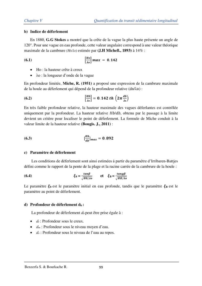 Impact des évenement extrêmes sur le transport sédimentaire longitudinal: Cas d’étude la région Algéroise