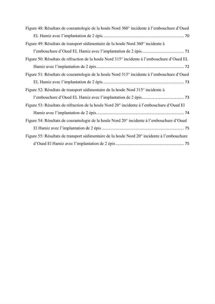 Etude de faisabilité d\'un endiguement au niveau de l\'embouchure de l\'Oued El Hamiz contre les crues et les inondations