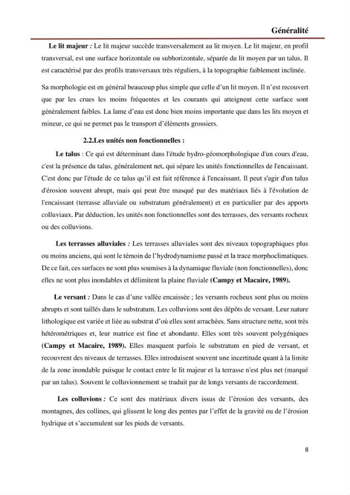 Etude de faisabilité d\'un endiguement au niveau de l\'embouchure de l\'Oued El Hamiz contre les crues et les inondations