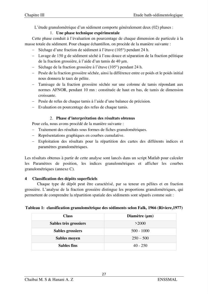 Modélisation hydrodynamique et étude d’agitation: Cas de la Marina Bay D’Alger