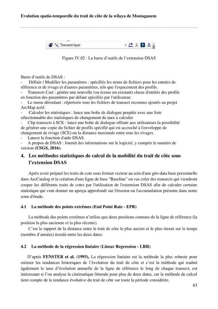 Evaluation des impacts des changements climatiques sur la morphologie du littoral de la wilaya de Mostaganem