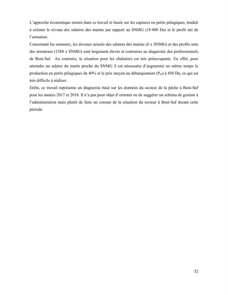 La pêcherie chalutière et sardinière des petits pélagiques à Beni-Saf: Approche comparative (Halieutique et économique)