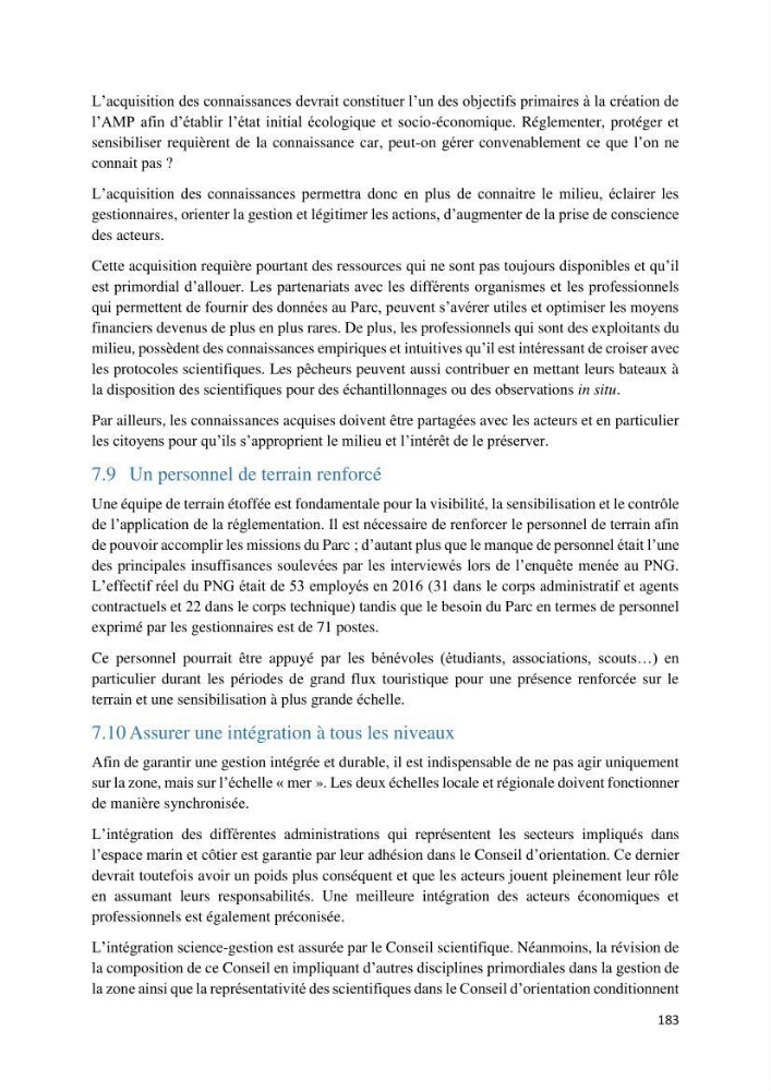 La gestion intégrée des parcs naturels côtiers