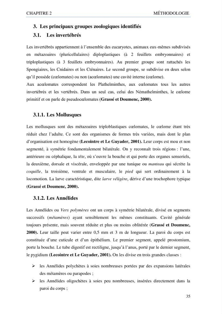 inventaire de la faune et de la flore marine d\'intérêt écologique des sites remarquables de la côte Ouest Algérienne