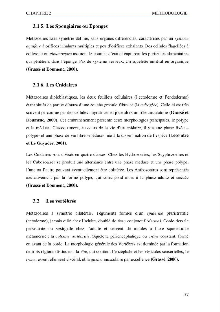 inventaire de la faune et de la flore marine d\'intérêt écologique des sites remarquables de la côte Ouest Algérienne