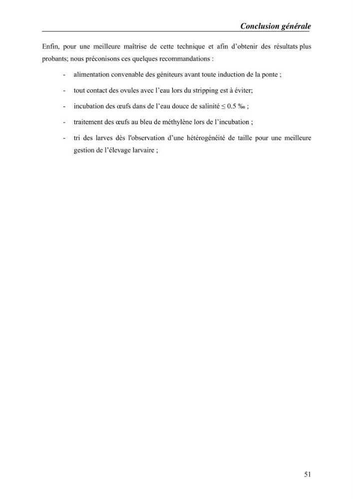Expérémentation sur la reproduction artificielle du poisson-chat africain clarias gariepinus (bruchell, 1822)