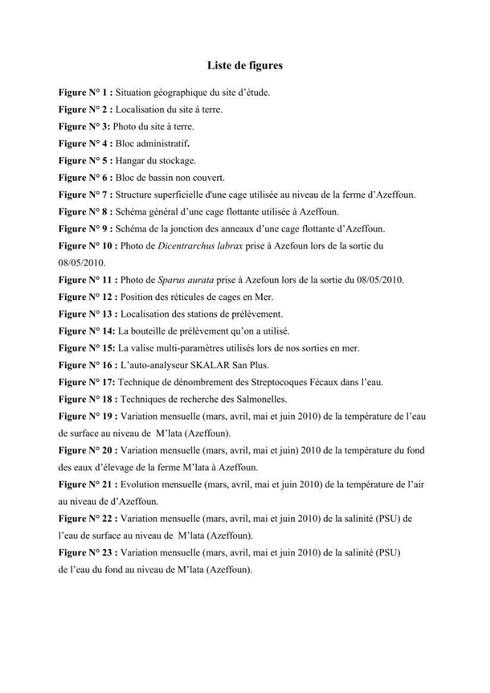 Caractérisation physico-chimique et bactériologique des eaux de la ferme d\'élevage de poissons marins d\'Azeffoun (Willaya de Tizi Ouzou):