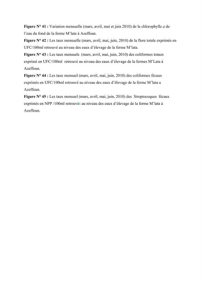 Caractérisation physico-chimique et bactériologique des eaux de la ferme d\'élevage de poissons marins d\'Azeffoun (Willaya de Tizi Ouzou):