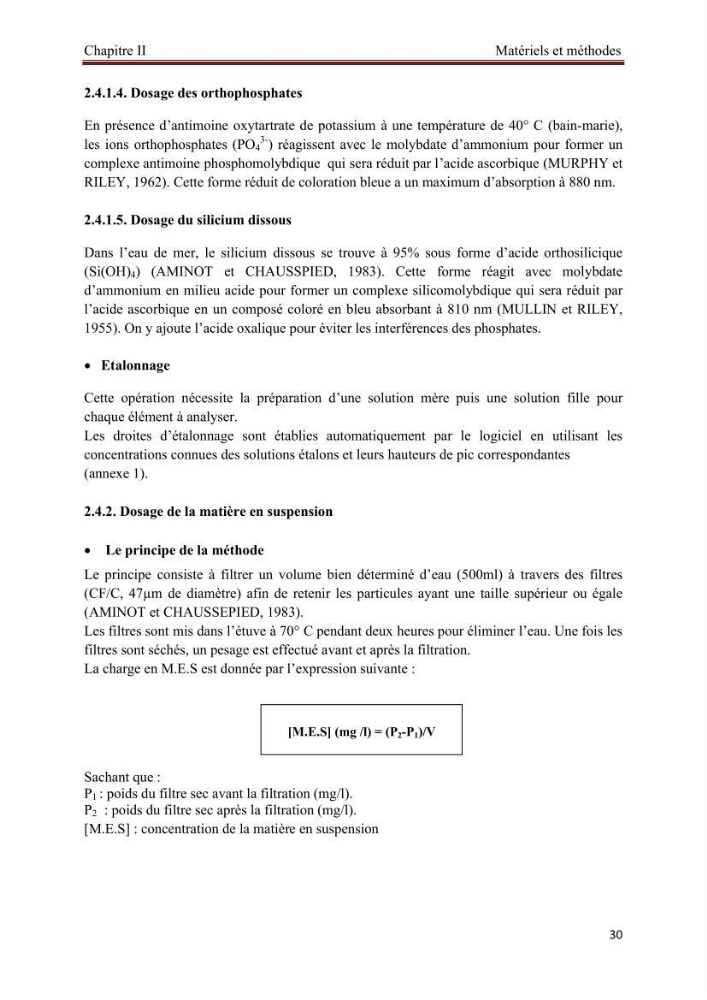 Caractérisation physico-chimique et bactériologique des eaux de la ferme d\'élevage de poissons marins d\'Azeffoun (Willaya de Tizi Ouzou):